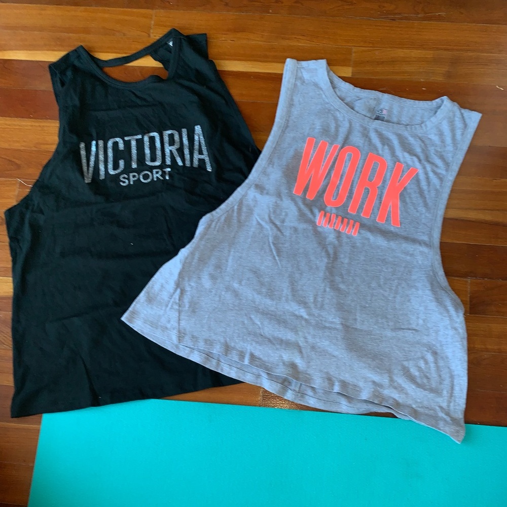 LOT of two Victoria Secret SPORT collection tanks